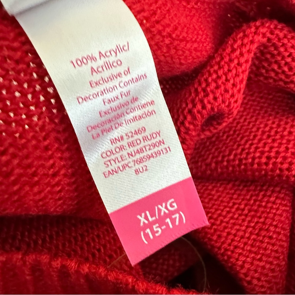 No Boundaries Reindeer Plush Ugly Christmas Sweat… - image 8